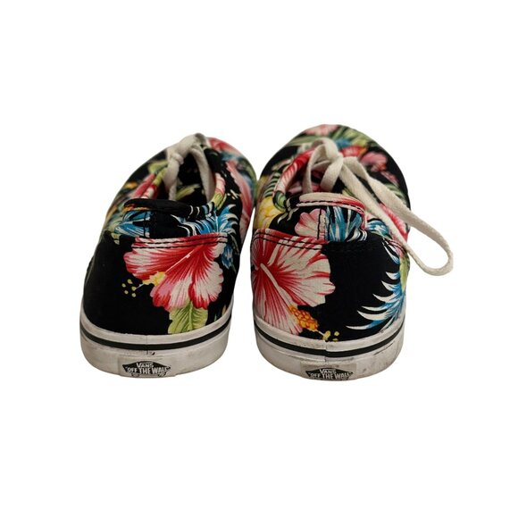VANS Women’s Tropical Palm Print Canvas Sneakers Size 8 - Picture 4 of 7